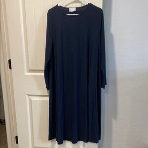 Dainty Jewells Elegant Navy Blue Dress